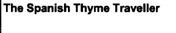 Imagen de THE SPANISH THYME TRAVELLER