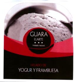 Imagen de GUARA ELARTE HELADO DE YOGUR Y FRAMBUESA