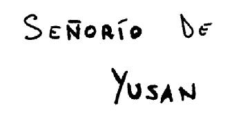 Imagen de SEÑORIO DE YUSAN