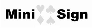 Imagen de MINI SIGN
