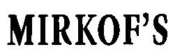 Imagen de MIRKOF\'S
