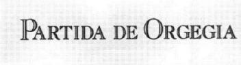 Imagen de PARTIDA DE ORGEGIA
