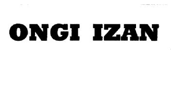 Imagen de ONGI IZAN