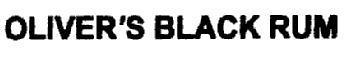 Imagen de OLIVER'S BLACK RUM