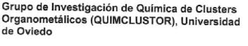 Imagen de GRUPO DE INVESTIGACION DE QUIMICA DE CLUSTERS ORGANOMETALICOS (QUIMCLUSTOR), UNIVERSIDAD DE OVIEDO