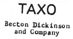Imagen de TAXO BECTON DICKINSON AND COMPANY