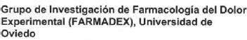 Imagen de GRUPO DE INVESTIGACION DE FARMACOLOGIA DEL DOLOR EXPERIMENTAL (FARMADEX), UNIVERSIDAD DE OVIEDO
