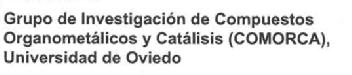 Imagen de GRUPO DE INVESTIGACION DE COMPUESTOS ORGANOMETALICOS Y CATALISIS (COMORCA), UNIVERSIDAD DE OVIEDO