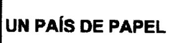 Imagen de UN PAIS DE PAPEL