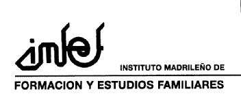 Imagen de IMFEF INSTITUTO MADRILEÑO DE FORMACION Y ESTUDIOS FAMILIARES
