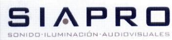 Imagen de SIAPRO SONIDO.ILUMINACION.AUDIOVISUALES