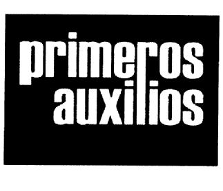 Imagen de PRIMEROS AUXILIOS