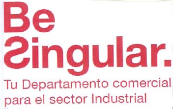 Imagen de BE SINGULAR. TU DEPARTAMENTO COMERCIAL PARA EL SECTOR INDUSTRIAL