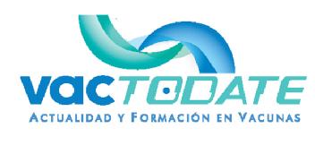 Imagen de VACTODATE ACTUALIDAD Y FORMACION EN VACUNAS