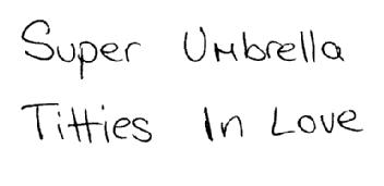 Imagen de SUPER UMBRELLA TITTIES IN LOVE