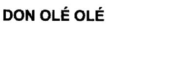 Imagen de DON OLE OLE