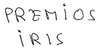 Imagen de PREMIOS IRIS