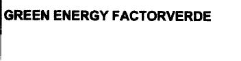 Imagen de GREEN ENERGY FACTORVERDE