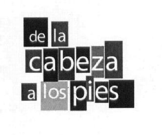 Imagen de DE LA CABEZA A LOS PIES