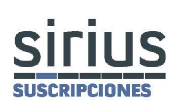 Imagen de SIRIUS SUSCRIPCIONES