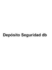 Imagen de DEPOSITO SEGURIDAD DB