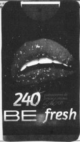 Imagen de 240 PULSACIONES DE FRESCOR E INTENSO SABOR BE FRESH