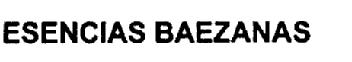 Imagen de ESENCIAS BAEZANAS