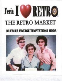 Imagen de FERIA I RETRO THE RETRO MARKET MUEBLES VINTAGE TEMPTATIONS MODA