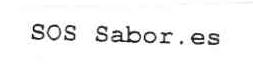 Imagen de SOS SABOR.ES
