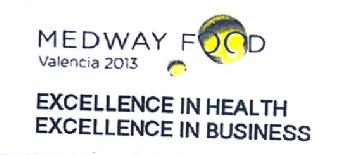 Imagen de MEDWAY FOOD VALENCIA 2013 EXCELLENCE IN HEALTH EXCELLENCE IN BUSINESS
