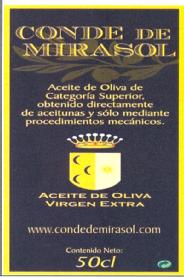 Imagen de CONDE DE MIRASOL ACEITE DE OLIVA VIRGEN EXTRA