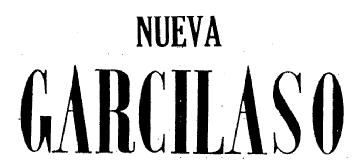 Imagen de NUEVA GARCILASO