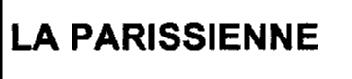Imagen de LA PARISSIENNE