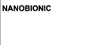 Imagen de NANOBIONIC