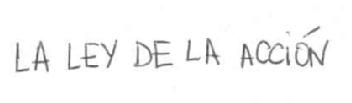 Imagen de LA LEY DE LA ACCION