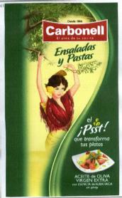 Imagen de CARBONELL EL ALMA DE SU COCINA ENSALADAS Y PASTAS EL ¡PSST! QUE TRANSFORMA TUS PLATOS ACEITE DE OLIVA VIRGEN EXTRA CON ESENCIA DE ALBAHACA EN SPRAY