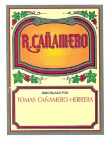 Imagen de R. CAÑAMERO EMBOTELLADO POR: TOMAS CAÑAMERO HERRERA