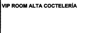 Imagen de VIP ROOM ALTA COCTELERIA