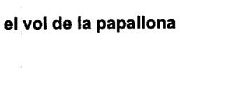 Imagen de EL VOL DE LA PAPALLONA