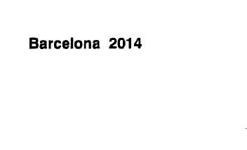 Imagen de BARCELONA 2014