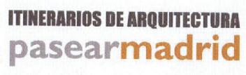 Imagen de ITINERARIOS DE AQUITECTURA PASEARMADRID
