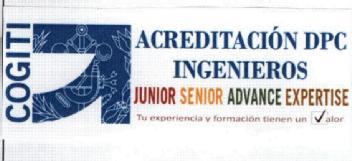 Imagen de COGITI AGREDITACION DPC INGENIEROS JUNIOR SENIOR ADVANCE EXPERTISE