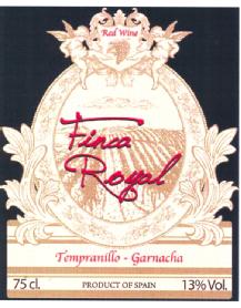 Imagen de FINCA ROYAL TEMPRANILLO GARNACHA