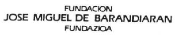 Imagen de FUNDACION JOSE MIGUEL DE BARANDIARAN. FUNDAZIOA