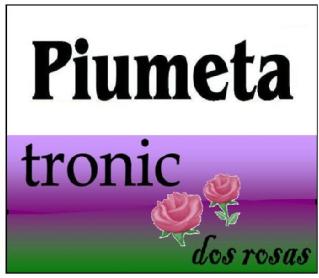 Imagen de PIUMETA TRONIC DOS ROSAS