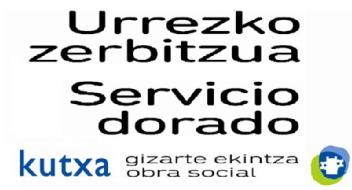 Imagen de URREZKO ZERBITZUA SERVICIO DORADO KUTXA GIZARTE EKINTZA OBRA SOCIAL