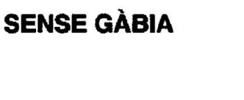 Imagen de SENSE GABIA