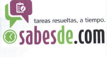 Imagen de TAREAS RESUELTAS, A TIEMPO. SABESDE.COM