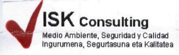 Imagen de ISK CONSULTING MEDIO AMBIENTE, SEGURIDAD Y CALIDAD INGURUMENA, SEGURTASUNA ETA KALITATEA