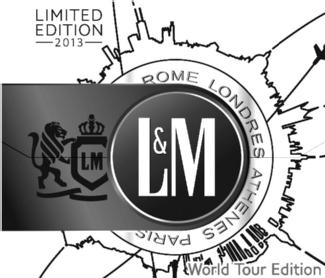 Imagen de LIMITED EDITION 2013 ROME LONDRES ATHENES PARIS L & M WORLD TOUR EDITION